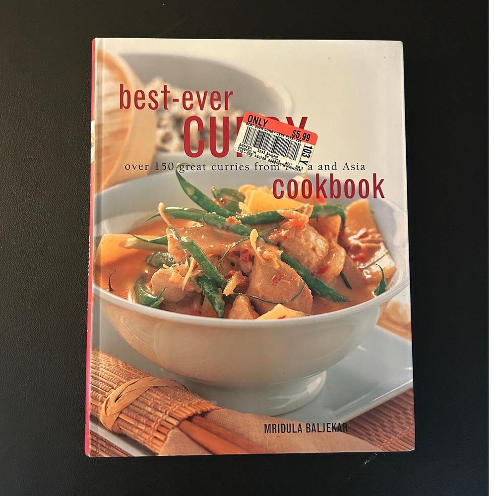 Best-Ever Curry Cookbook Mridula Baljekar 150 Recipes India Asia 0681888997